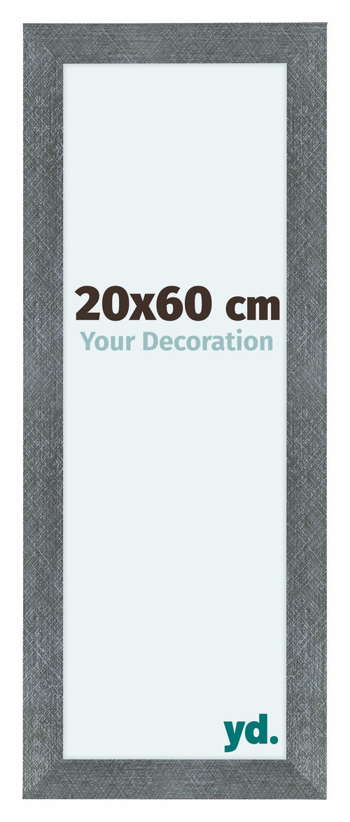 Como MDF Photo Frame 20x60cm Iron Swept Front Size | Yourdecoration.co.uk
