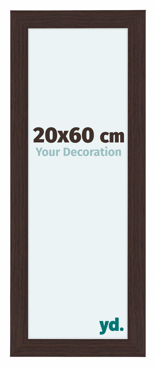 Como MDF Photo Frame 20x60cm Oak Dark Front Size | Yourdecoration.co.uk