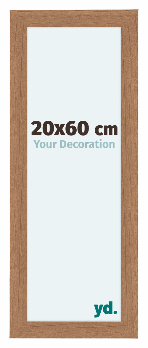 Como MDF Photo Frame 20x60cm Walnut Light Front Size | Yourdecoration.co.uk