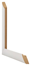 Como MDF Photo Frame 21x29 7cm A4 White Woodgrain Intersection | Yourdecoration.co.uk