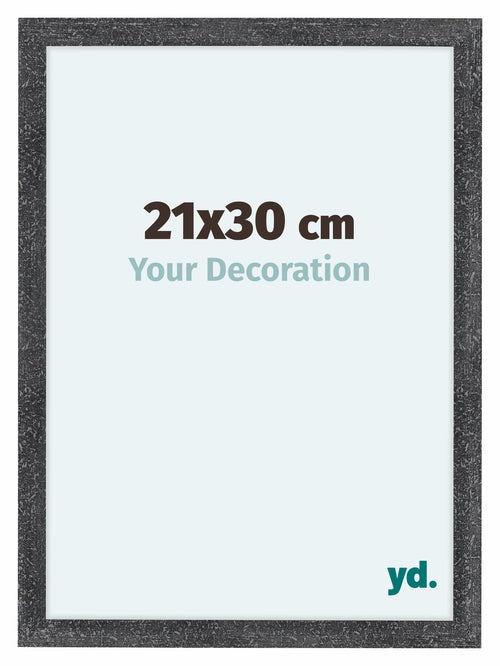 Como MDF Photo Frame 21x30cm Gray Swept Front Size | Yourdecoration.co.uk