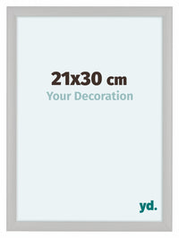 Como MDF Photo Frame 21x30cm White Woodgrain Front Size | Yourdecoration.co.uk