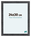 Como MDF Photo Frame 24x30cm Gray Swept Front Size | Yourdecoration.co.uk