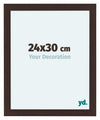 Como MDF Photo Frame 24x30cm Oak Dark Front Size | Yourdecoration.co.uk