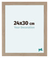 Como MDF Photo Frame 24x30cm Oak Light Front Size | Yourdecoration.co.uk