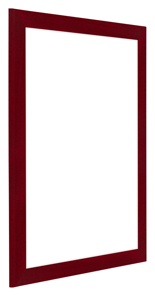 Como MDF Photo Frame 24x30cm Wine Red Swept Front Oblique | Yourdecoration.co.uk