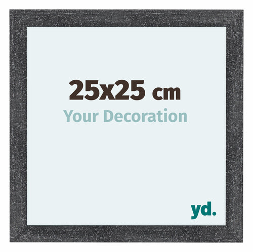 Como MDF Photo Frame 25x25cm Gray Swept Front Size | Yourdecoration.co.uk