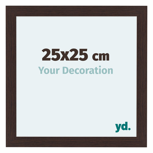 Como MDF Photo Frame 25x25cm Oak Dark Front Size | Yourdecoration.co.uk