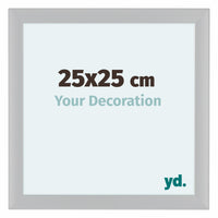 Como MDF Photo Frame 25x25cm White High Gloss Front Size | Yourdecoration.co.uk