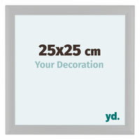 Como MDF Photo Frame 25x25cm White Woodgrain Front Size | Yourdecoration.co.uk