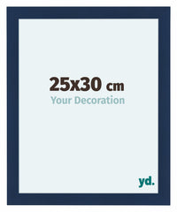 Como MDF Photo Frame 25x30cm Dark Blue Swept Front Size | Yourdecoration.co.uk