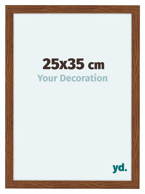 Como MDF Photo Frame 25x35cm Oak Rustiek Front Size | Yourdecoration.co.uk
