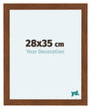 Como MDF Photo Frame 28x35cm Oak Rustiek Front Size | Yourdecoration.co.uk