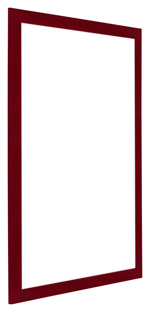 Como MDF Photo Frame 29 7x42cm A3 Wine Red Swept Front Oblique | Yourdecoration.co.uk