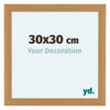 Como MDF Photo Frame 30x30cm Beech Front Size | Yourdecoration.co.uk