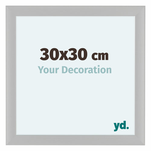Como MDF Photo Frame 30x30cm White Woodgrain Front Size | Yourdecoration.co.uk