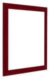 Como MDF Photo Frame 30x30cm Wine Red Swept Front Oblique | Yourdecoration.co.uk