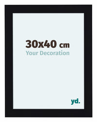 Como MDF Photo Frame 30x40cm Black High Gloss Front Size | Yourdecoration.co.uk