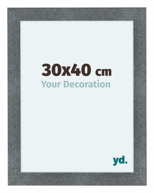 Como MDF Photo Frame 30x40cm Iron Swept Front Size | Yourdecoration.co.uk