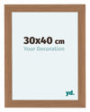 Como MDF Photo Frame 30x40cm Walnut Light Front Size | Yourdecoration.co.uk