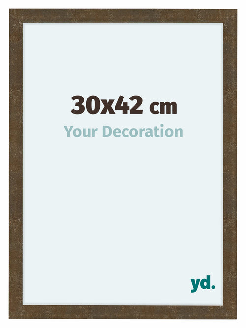 Como MDF Photo Frame 30x42cm Gold Antique Front Size | Yourdecoration.co.uk