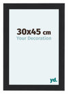 Como MDF Photo Frame 30x45cm Black Woodgrain Front Size | Yourdecoration.co.uk
