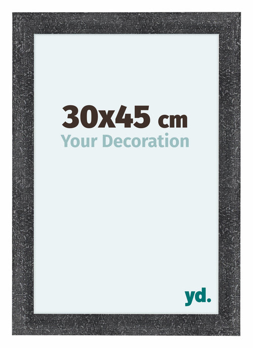 Como MDF Photo Frame 30x45cm Gray Swept Front Size | Yourdecoration.co.uk