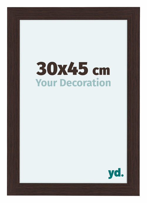Como MDF Photo Frame 30x45cm Oak Dark Front Size | Yourdecoration.co.uk
