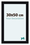 Como MDF Photo Frame 30x50cm Black High Gloss Front Size | Yourdecoration.co.uk