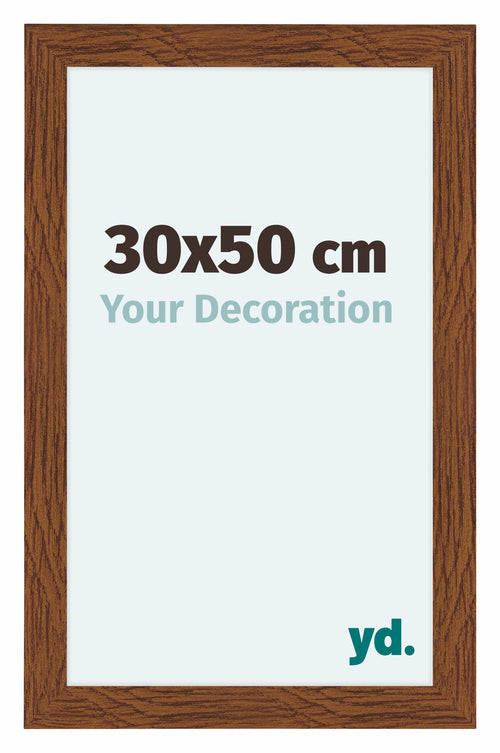 Como MDF Photo Frame 30x50cm Oak Rustiek Front Size | Yourdecoration.co.uk