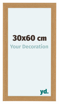 Como MDF Photo Frame 30x60cm Beech Front Size | Yourdecoration.co.uk