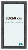 Como MDF Photo Frame 30x60cm Gray Swept Front Size | Yourdecoration.co.uk