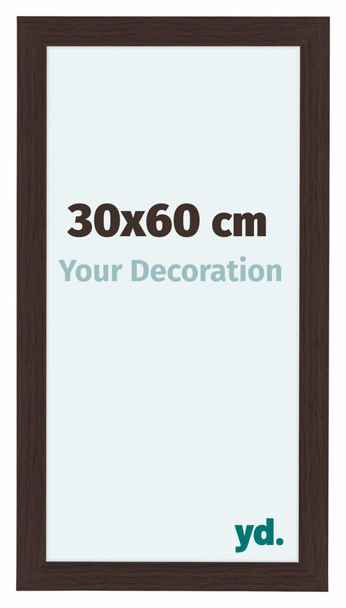 Como MDF Photo Frame 30x60cm Oak Dark Front Size | Yourdecoration.co.uk