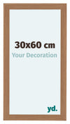 Como MDF Photo Frame 30x60cm Walnut Light Front Size | Yourdecoration.co.uk