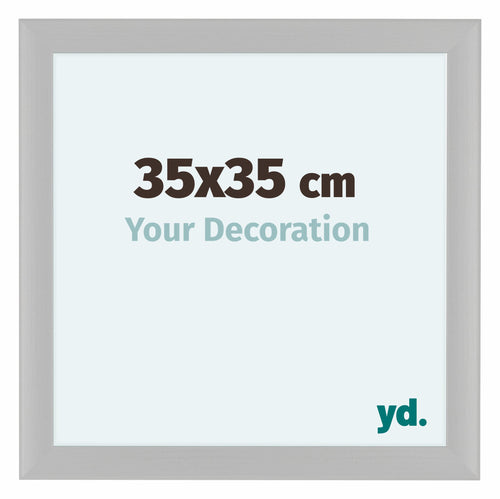 Como MDF Photo Frame 35x35cm White Woodgrain Front Size | Yourdecoration.co.uk