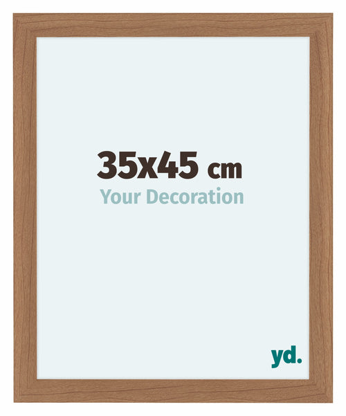 Como MDF Photo Frame 35x45cm Walnut Light Front Size | Yourdecoration.co.uk
