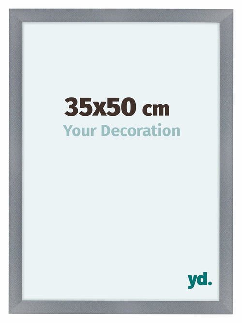 Como MDF Photo Frame 35x50cm Aluminium Brushed Front Size | Yourdecoration.co.uk