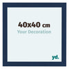 Como MDF Photo Frame 40x40cm Dark Blue Swept Front Size | Yourdecoration.co.uk