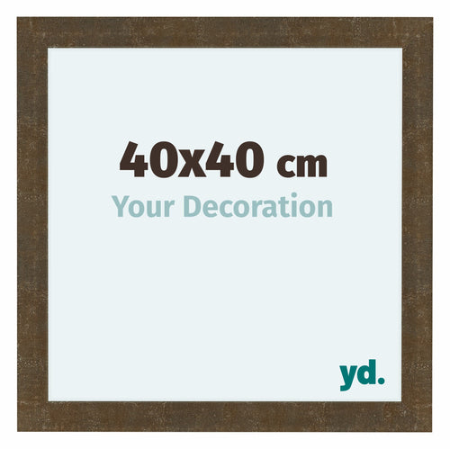 Como MDF Photo Frame 40x40cm Gold Antique Front Size | Yourdecoration.co.uk