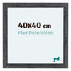 Como MDF Photo Frame 40x40cm Gray Swept Front Size | Yourdecoration.co.uk