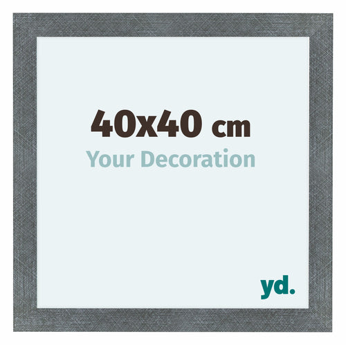 Como MDF Photo Frame 40x40cm Iron Swept Front Size | Yourdecoration.co.uk
