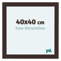 Como MDF Photo Frame 40x40cm Oak Dark Front Size | Yourdecoration.co.uk