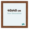 Como MDF Photo Frame 40x40cm Oak Rustiek Front Size | Yourdecoration.co.uk