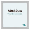 Como MDF Photo Frame 40x40cm White High Gloss Front Size | Yourdecoration.co.uk