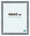 Como MDF Photo Frame 40x45cm Aluminium Brushed Front Size | Yourdecoration.co.uk