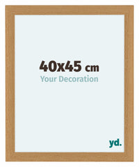 Como MDF Photo Frame 40x45cm Beech Front Size | Yourdecoration.co.uk