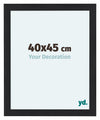 Como MDF Photo Frame 40x45cm Black Woodgrain Front Size | Yourdecoration.co.uk