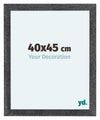 Como MDF Photo Frame 40x45cm Gray Swept Front Size | Yourdecoration.co.uk