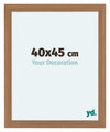 Como MDF Photo Frame 40x45cm Walnut Light Front Size | Yourdecoration.co.uk