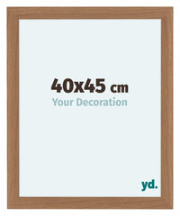 Como MDF Photo Frame 40x45cm Walnut Light Front Size | Yourdecoration.co.uk